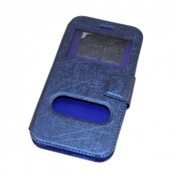 Чехол универсальный с силиконовой вставкой №3 размер 4,7 синий