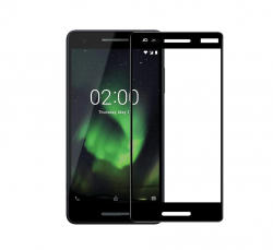 Защитное стекло Nokia 7 полное покрытие, черное