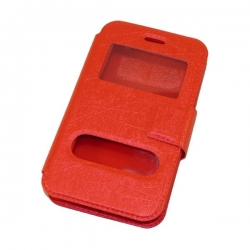 Чехол универсальный с силиконовой вставкой №3 размер 4,7 красный