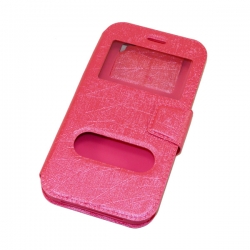 Чехол универсальный с силиконовой вставкой №3 размер 4,7 розовый