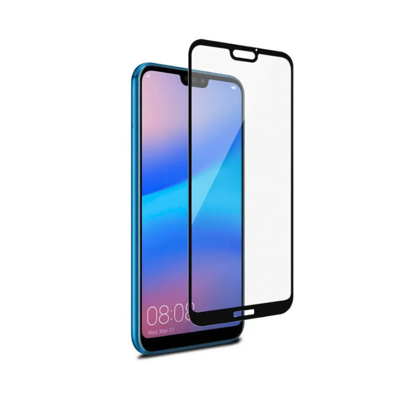 Защитное стекло Huawei P20 Lite/ Nova 3e полное покрытие, черное (тех упаковк