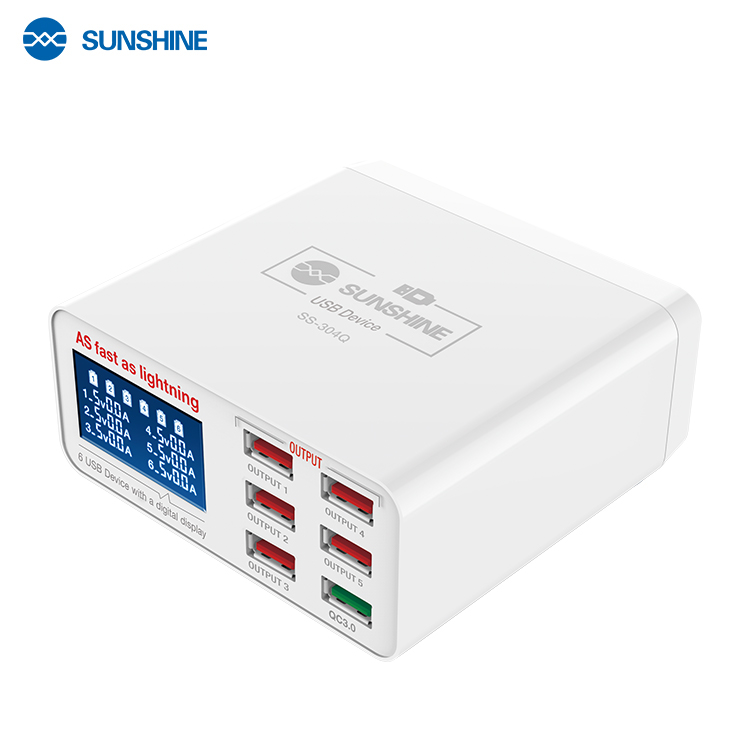 Источник питания SUNSHINE SS-304Q (6 портов USB)