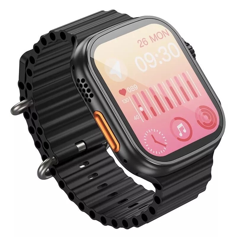 Смарт часы HOCO Y12 Ultra Smart sports watch, (call version) черные