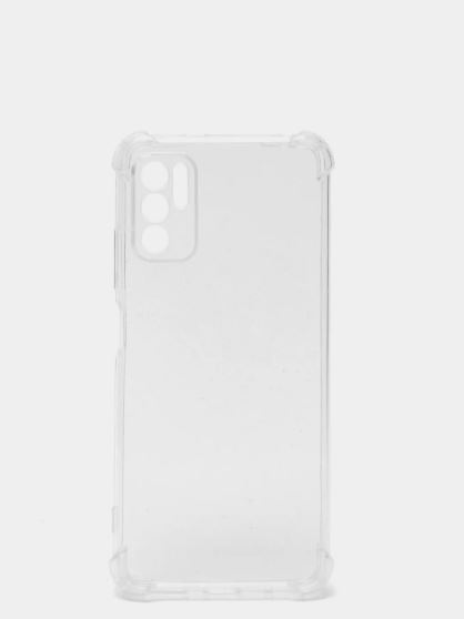 Чехол силиконовый противоударный Xiaomi Poco M3 Pro прозрачный