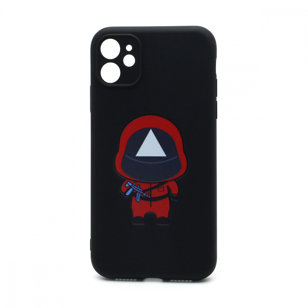 Чехол силиконовый Squid game 2 iPhone 11 рисунок №002