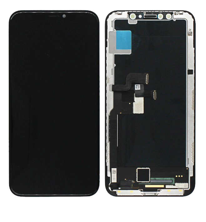 Дисплей iPhone X в сборе с тачскрином, Черный (LCD OR/ переклей)
