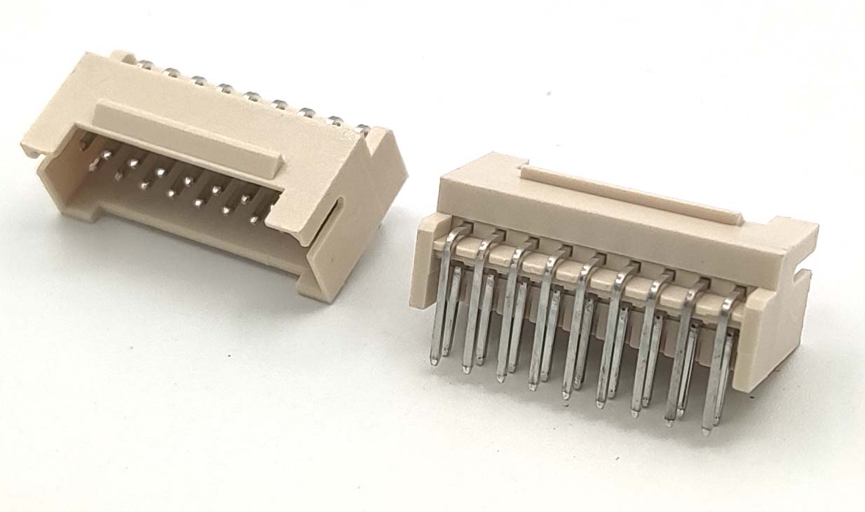 Разъем под шлейф 18pin хэш платы Г-образный