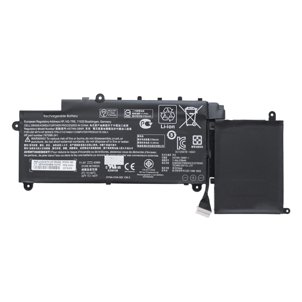 АКБ PS03XL для ноутбука HP Stream x360 11.4V 43Wh (Org)
