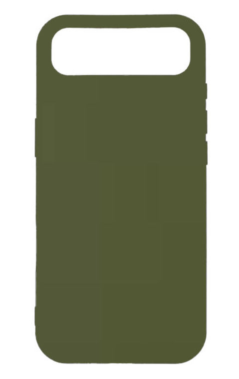 Чехол силиконовый гладкий Soft Touch iPhone 17 Air, зелёный лес (закрытый низ)