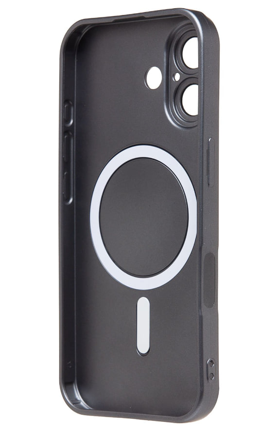 Чехол силиконовый MagSafe Matte iPhone 17, серый