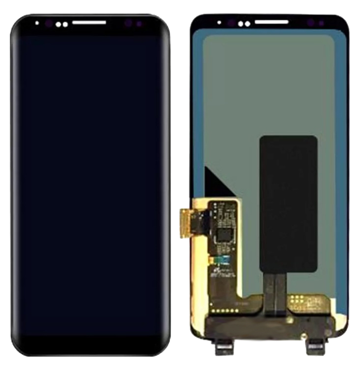 Дисплей Samsung G960FD Galaxy S9 в сборе с тачскрином и рамкой, Черный (OR100%)