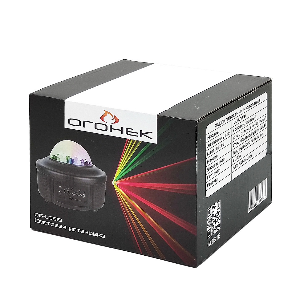 Световая установка Огонек OG-LDS19 Bluetooth