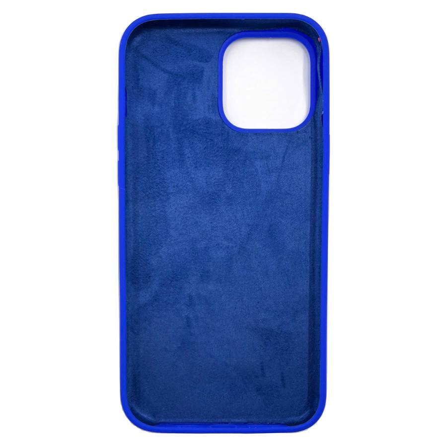 Чехол силиконовый гладкий Soft Touch iPhone 13 Pro Max, ультрамарин (закрытый низ)