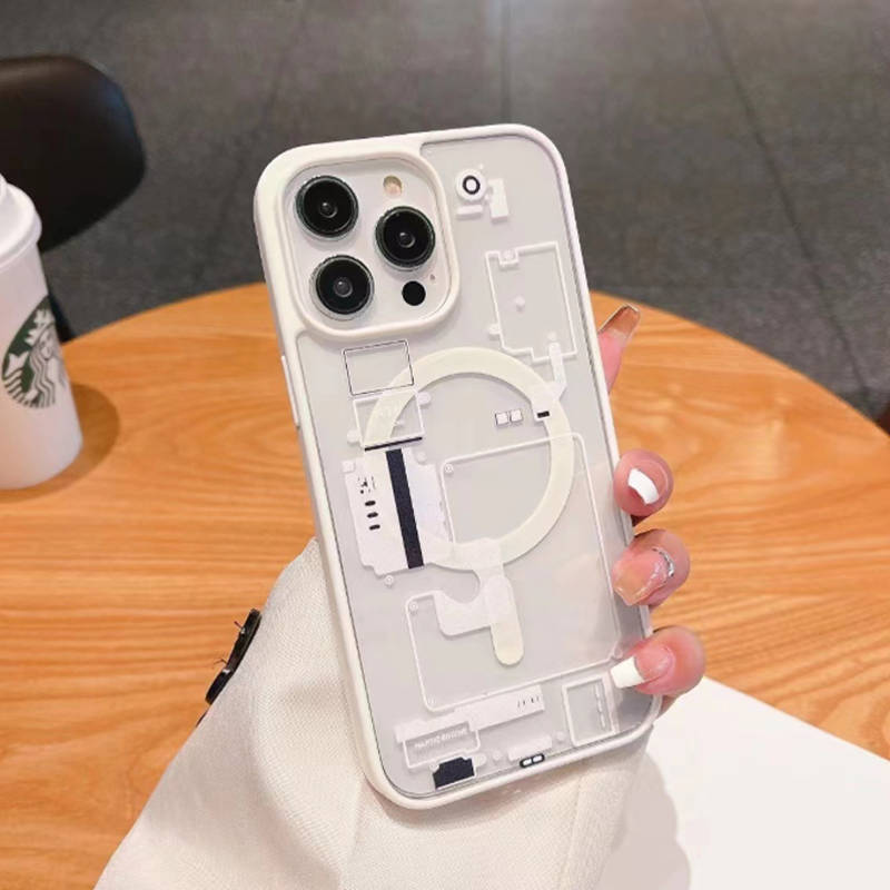 Чехол силиконовый Hexacore MagSafe iPhone 16 Pro, белый