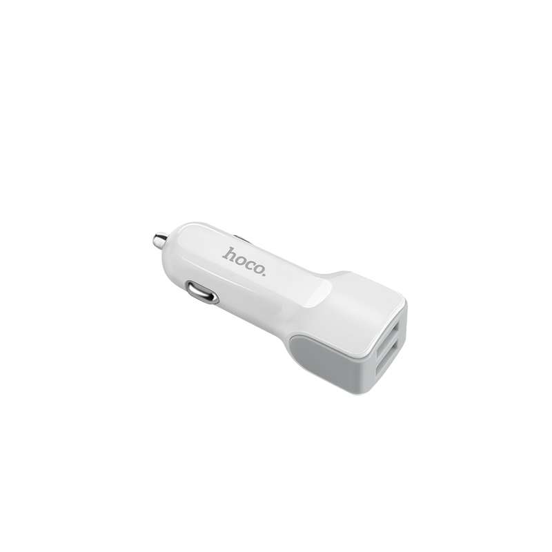 Автомобильный адаптер HOCO Z23 2 USB (2400mAh) с кабелем Lightning