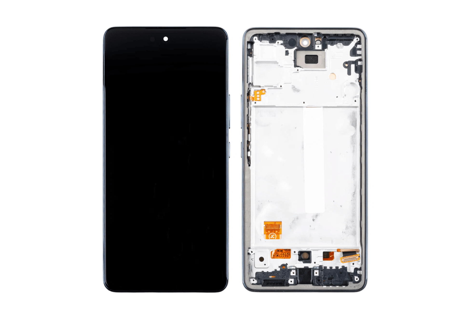 Дисплей Samsung A536B GALAXY A53 5G в сборе с тачскрином и рамкой, Черный (Oled Full Size)