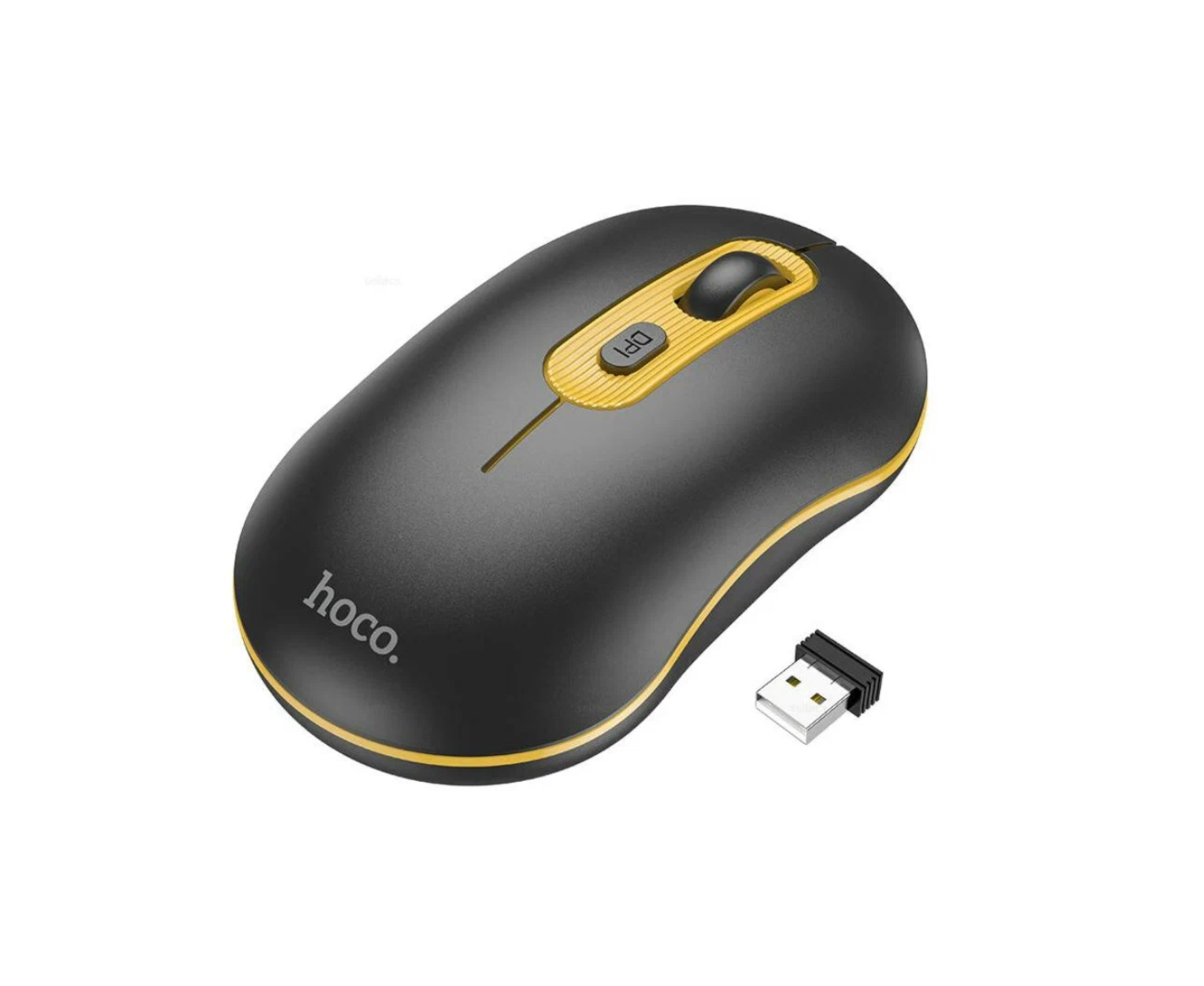 Мышь компьютерная беспроводная HOCO GM21 GM21 Platinum 2.4G business wireless mouse, черная