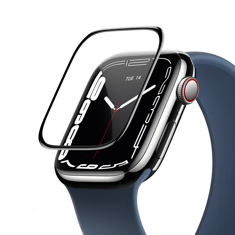Защитное стекло Apple Watch 4/ 5/ 6/ SE 40 мм 3D HOCO A30, черное