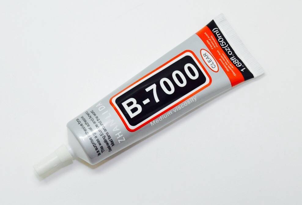 Клей B-7000 для соединения рамки с тачскрином, прозрачный (50мл)