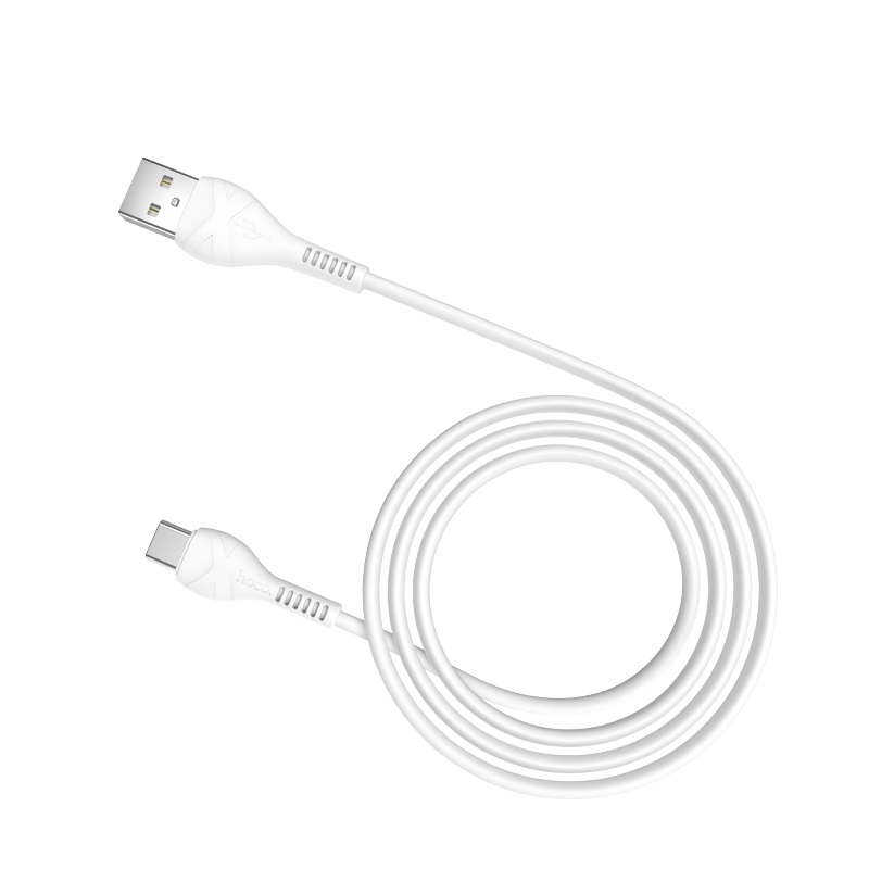 USB кабель Type-C HOCO X37 Cool pover (100см. 3A), белый