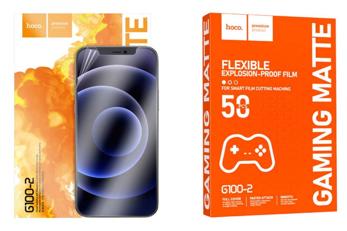 Гидрогелевая пленка Hoco G100-2 Smart film cutting machine HD Матовая 50шт