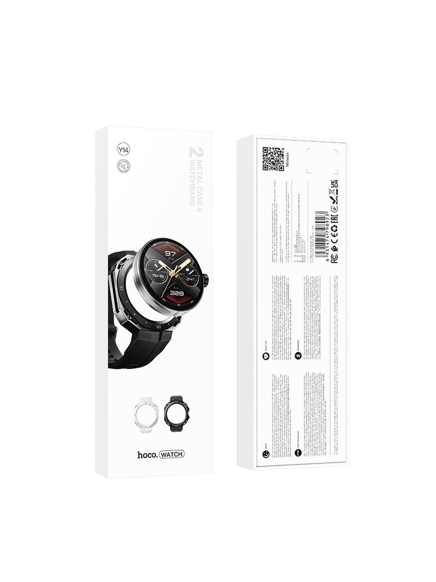 Смарт часы HOCO Y14 Smart sports watch, (call version) черные