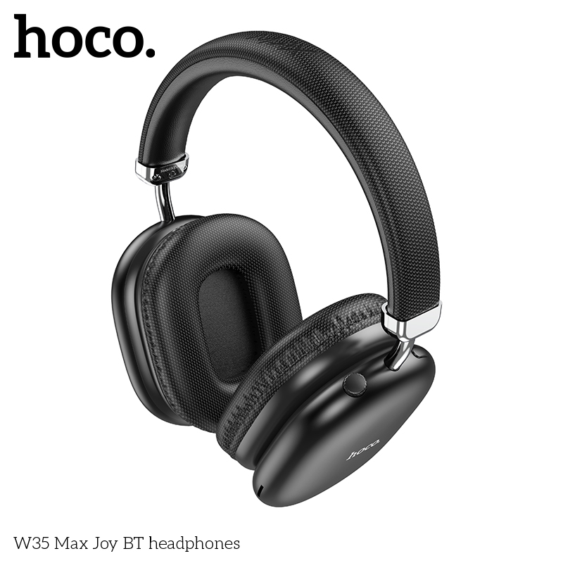 Беспроводные внешние наушники HOCO W35 Max Joy wireless headphones, черные
