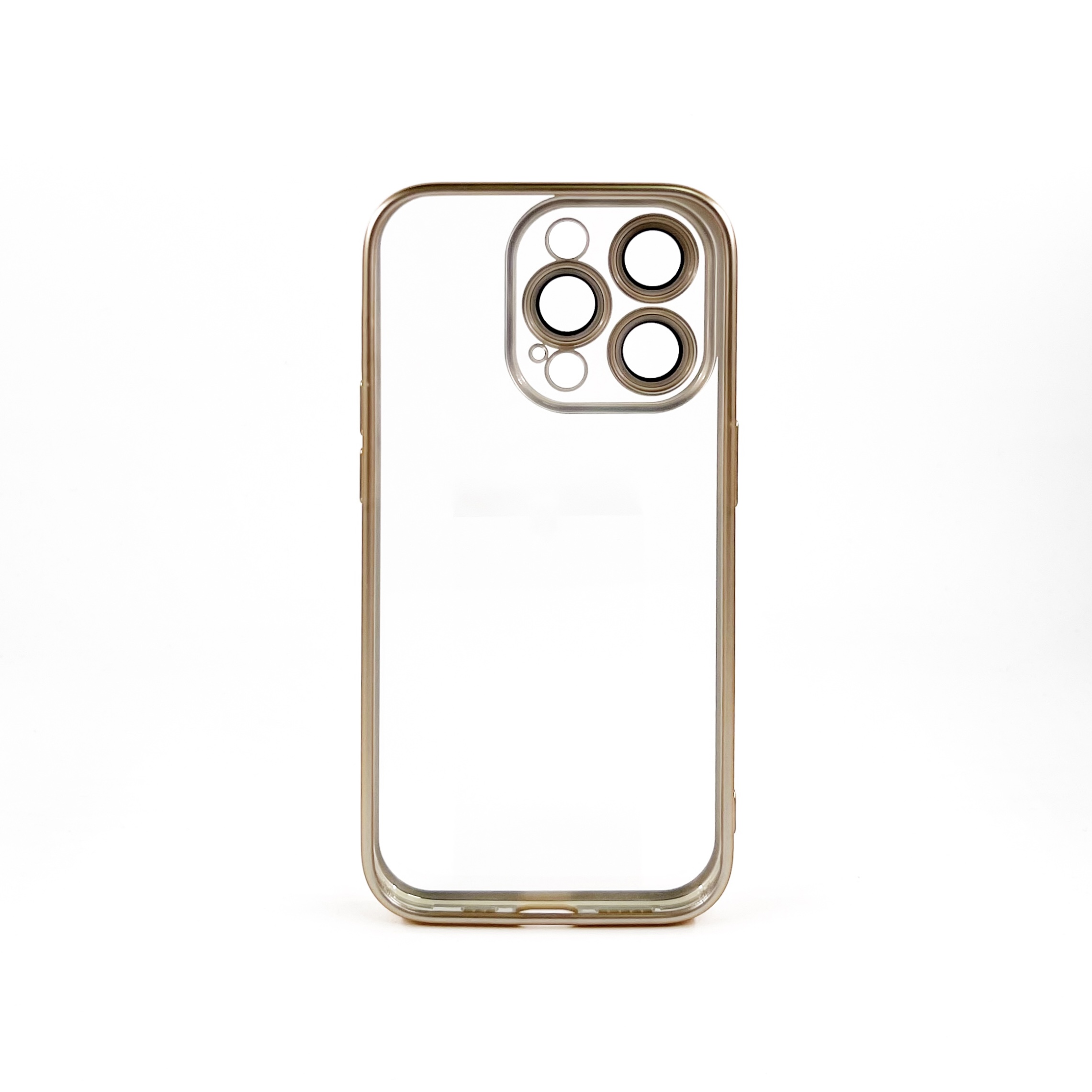 Чехол KeepHone iPhone 14 Pro с защитной линзой, золото