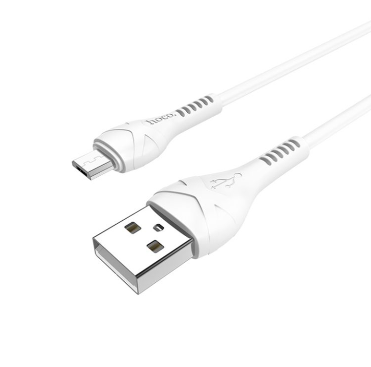 USB кабель micro USB HOCO X37 Cool (100см. 2.4A), белый