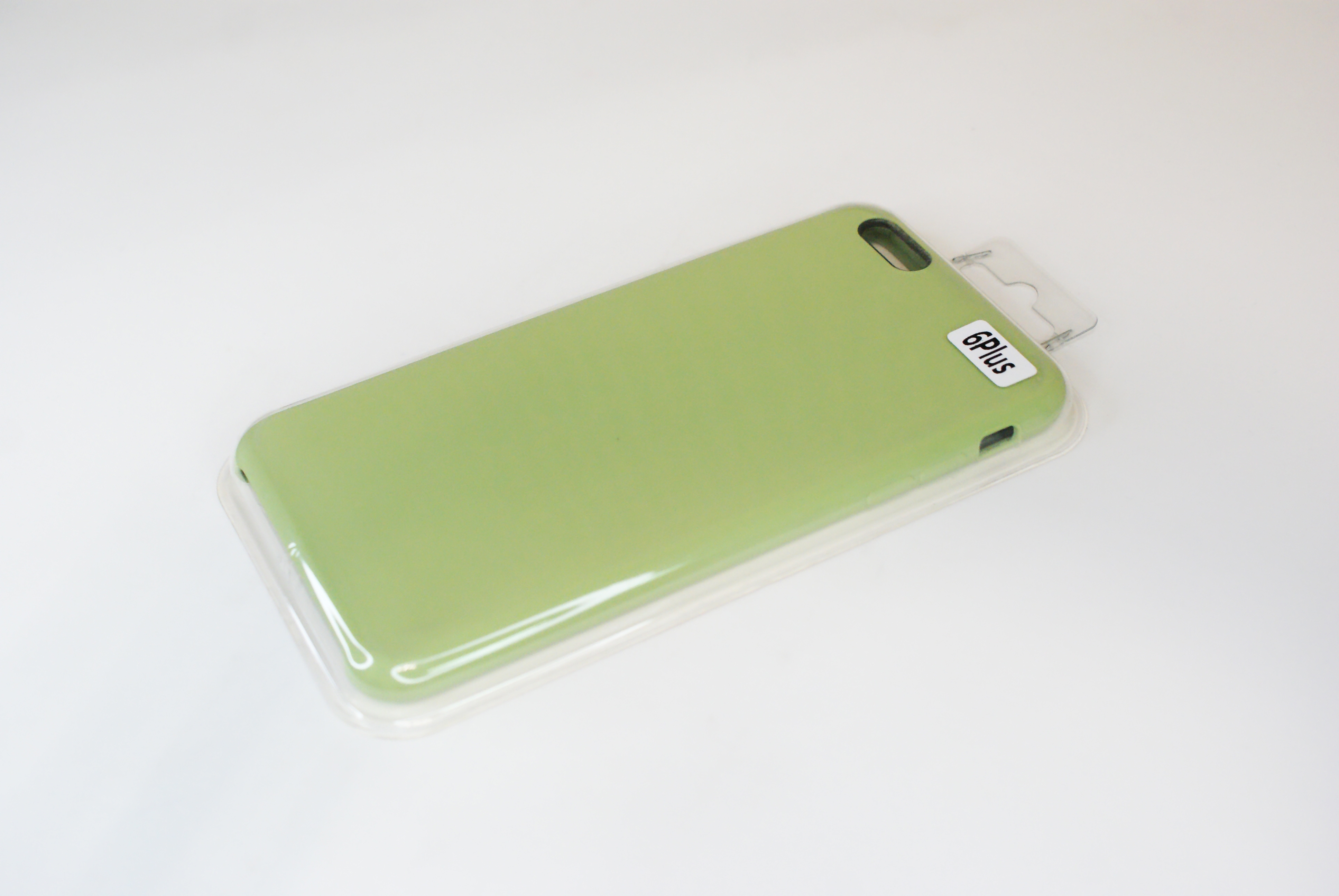 Чехол силиконовый гладкий Soft Touch iPhone 6 Plus/ 6S Plus, зеленый (без логотипа)