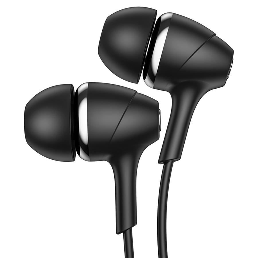 Наушники HOCO M76 Maya universal earphones with mic., черные