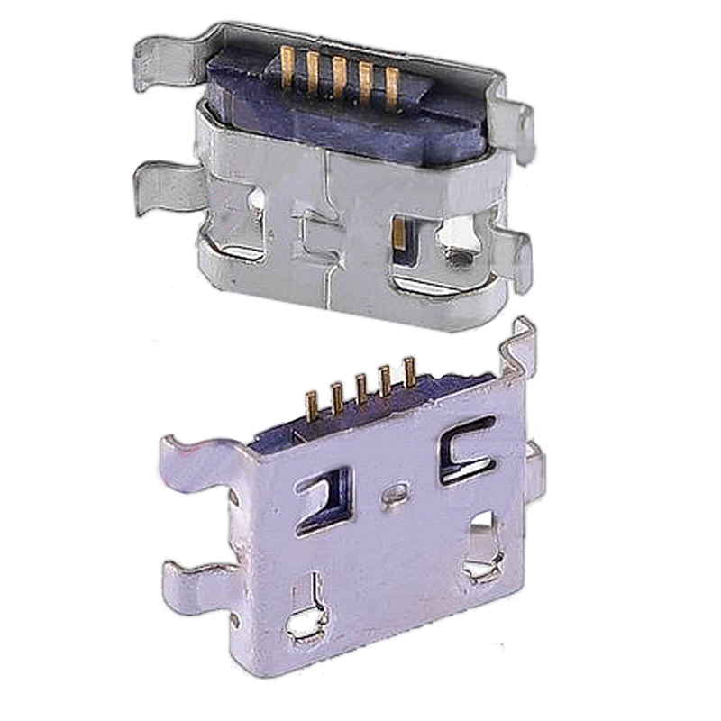 Разъем microUSB 2.0 разъем для планшетов Jack011 (5pin), установка в разрез платы