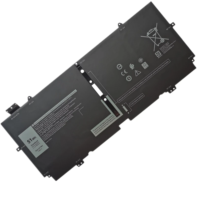 АКБ 52TWH для ноутбука Dell XPS 13 7390 2-in-1 7.6V 51Wh (Org)