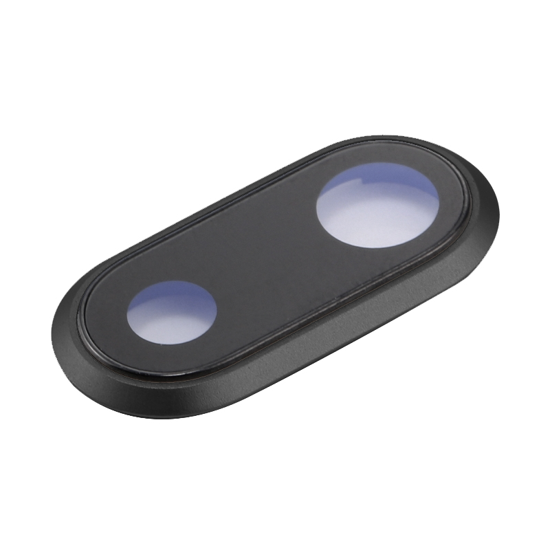 Стекло камеры iPhone 8 Plus, черное