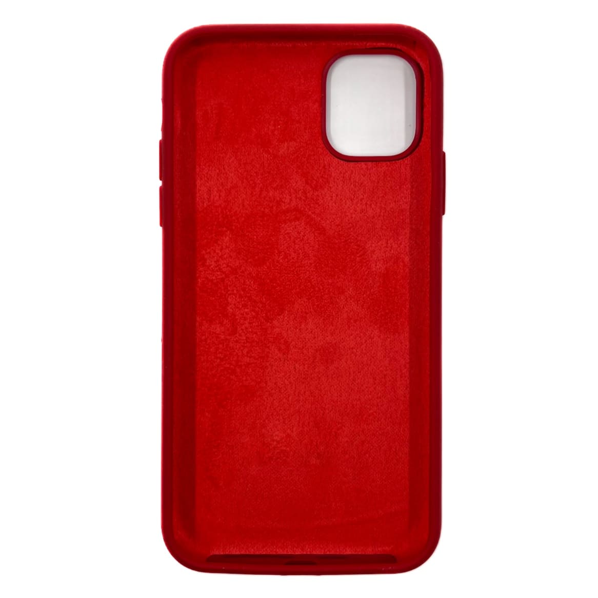 Чехол силиконовый гладкий Soft Touch iPhone 11, гранатовый №25 (закрытый низ)