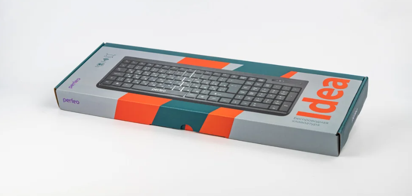 Клавиатура беспроводная Perfeo IDEA, черная