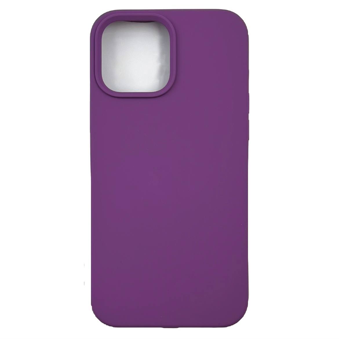 Чехол силиконовый гладкий Soft Touch iPhone 13 Pro Max, сливовый