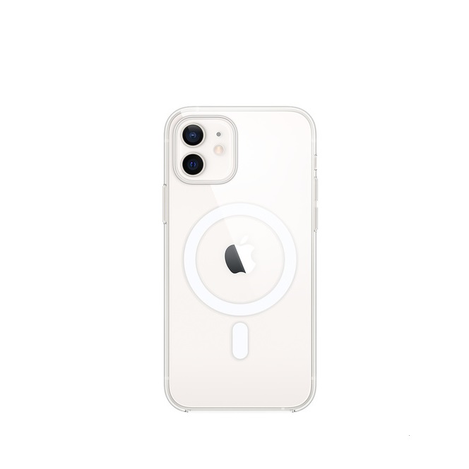Чехол силиконовый Clear Case MagSafe iPhone 12 mini прозрачный