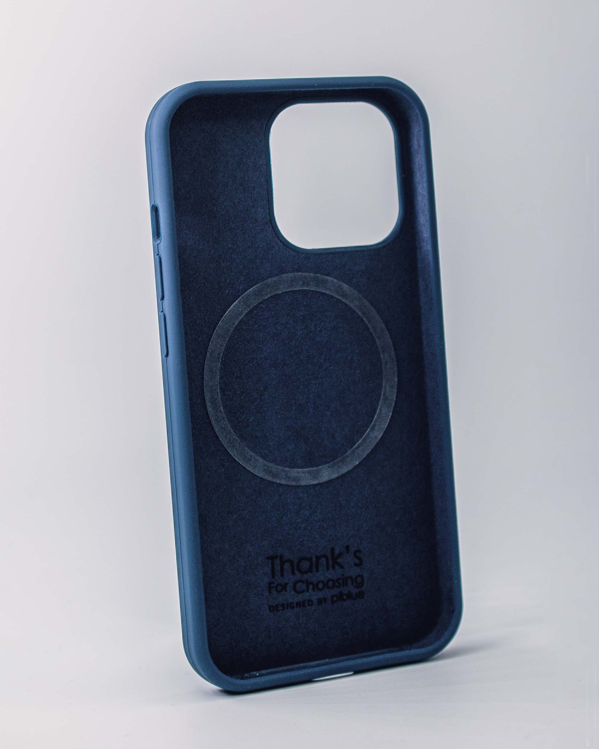 Чехол Piblue iPhone 13 Pro Silicone MagSafe, синий