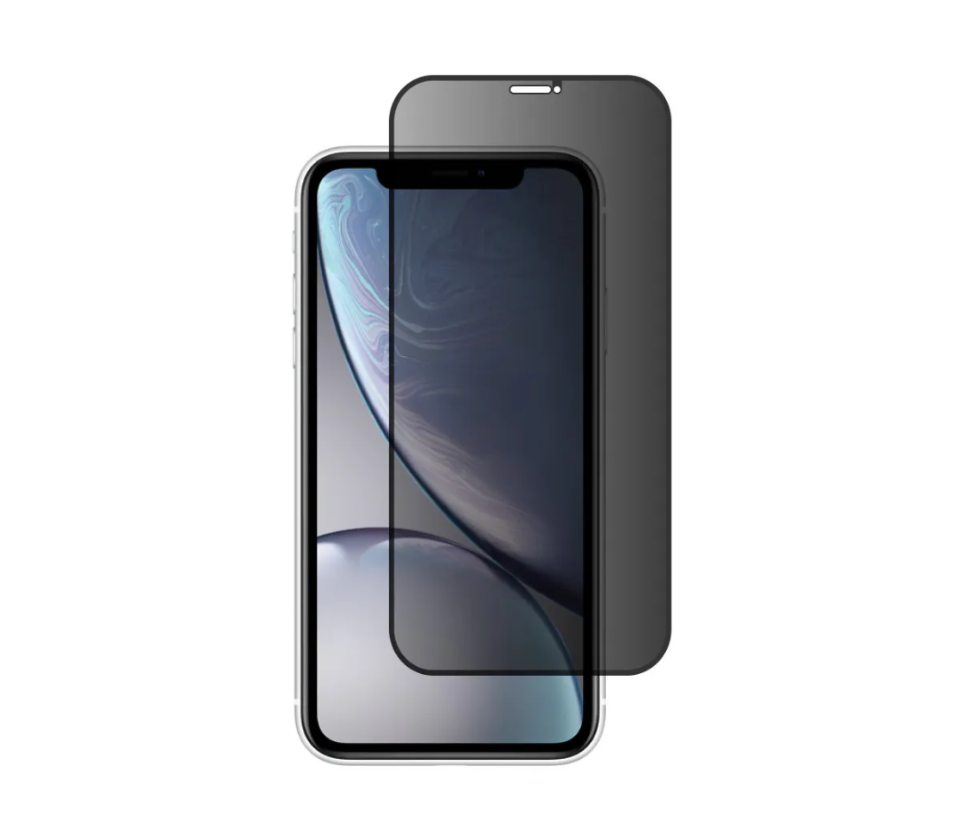 Защитное стекло iPhone XS Max/ 11 Pro Max Антишпион, черное