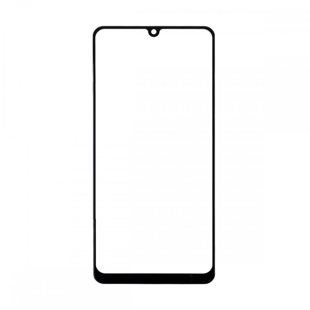 Стекло дисплея для переклейки Samsung A22 (A225F), с OCA пленкой, черное