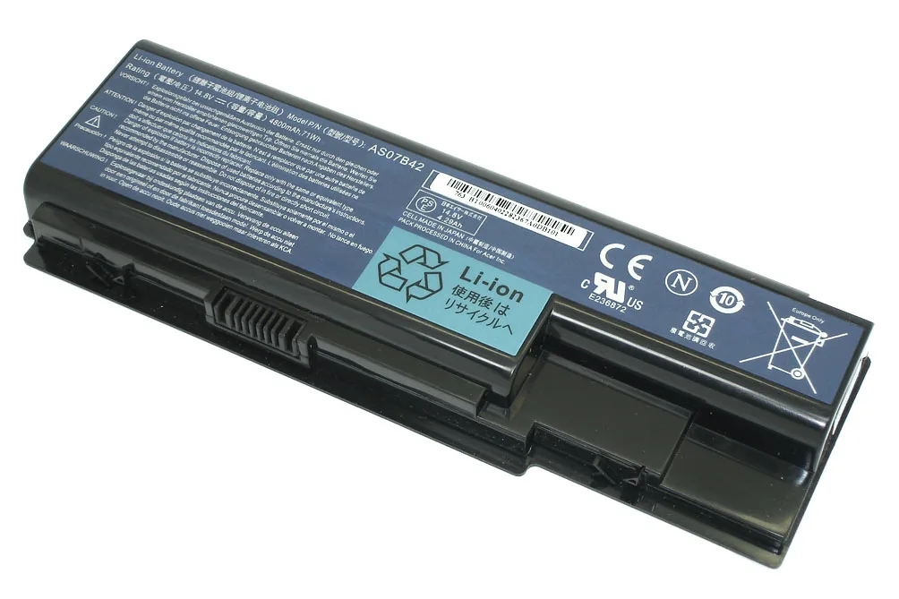 АКБ для ноутбука Acer Aspire 5520/5920/6920G/7520 14.8V 5200mAh (OEM) черная