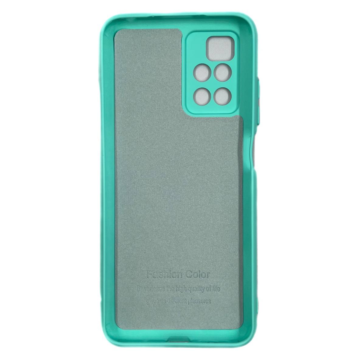 Чехол силиконовый гладкий Soft Touch Xiaomi Redmi 10, мятный