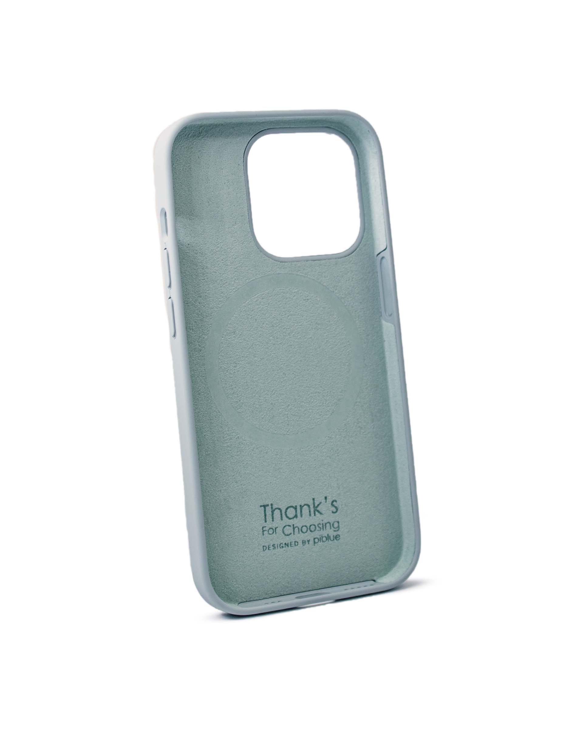 Чехол Piblue iPhone 14 Pro Silicone MagSafe, голубой