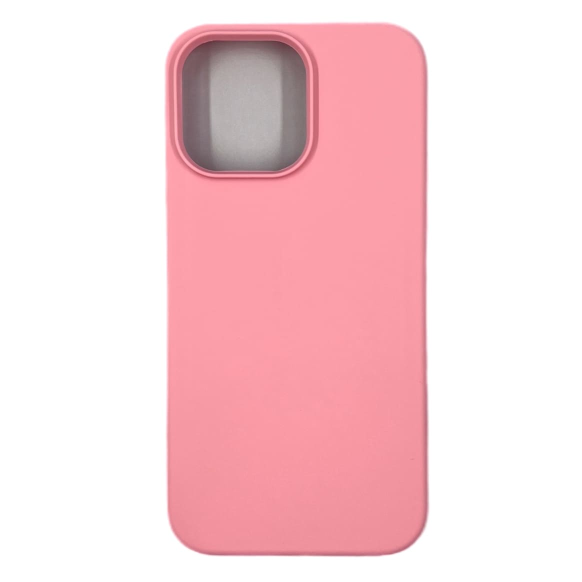 Чехол силиконовый гладкий Soft Touch iPhone 14 Pro Max, розовый №6 (закрытый низ)