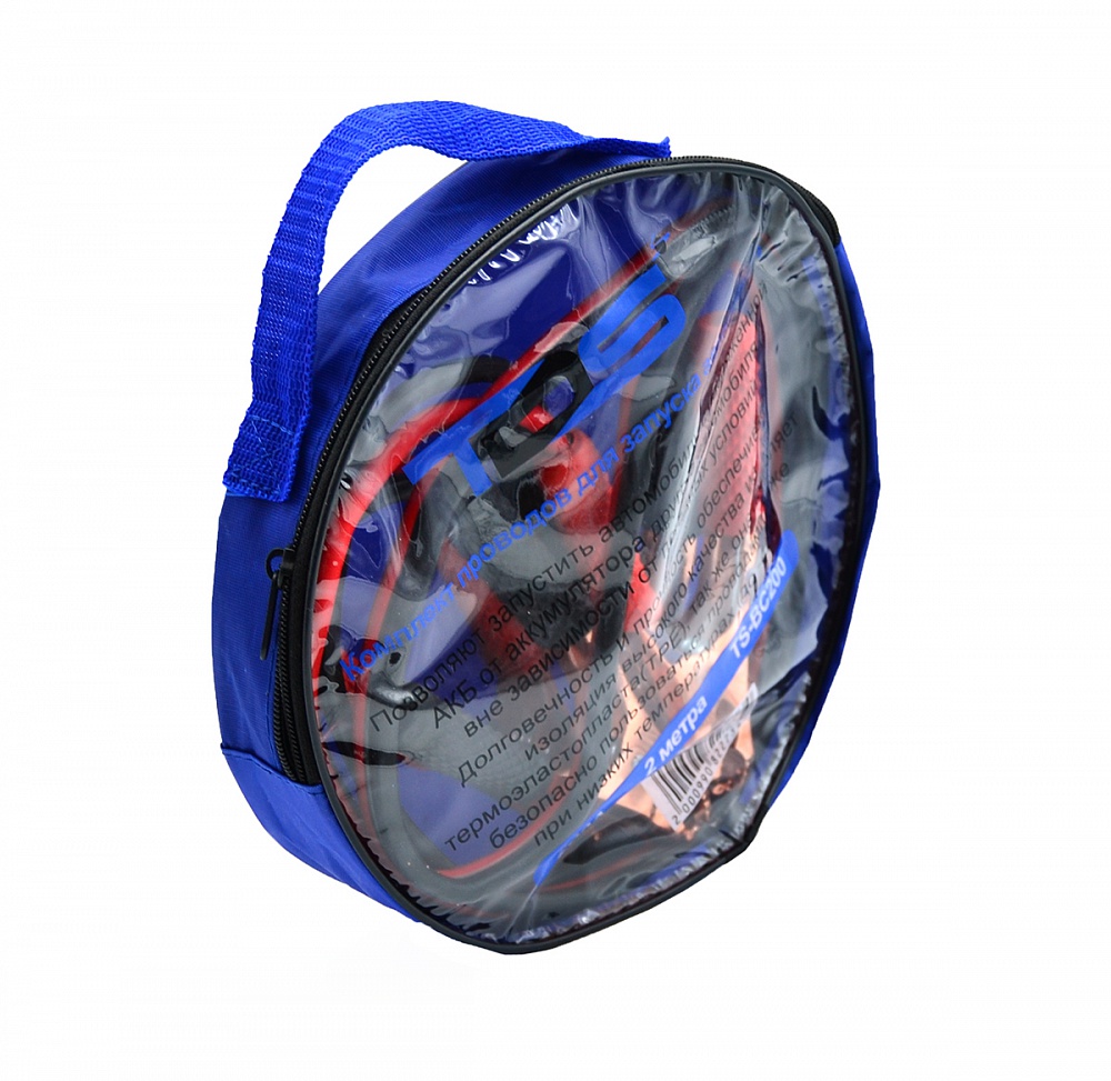 Комплект проводов для запуска авто TDS TS-BC200 (200A, 2м)