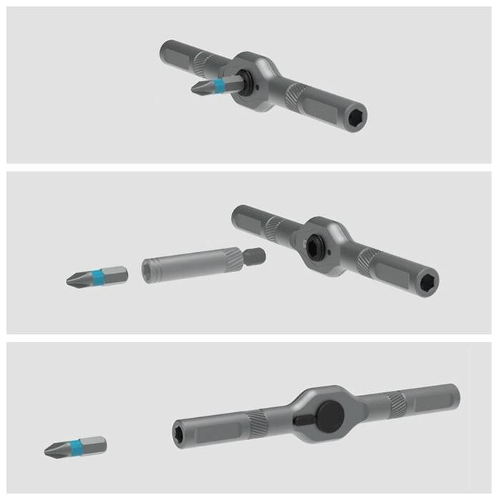 Набор инструментов Duka RS-1 (24 в 1) с битами и отверткой в кейсе