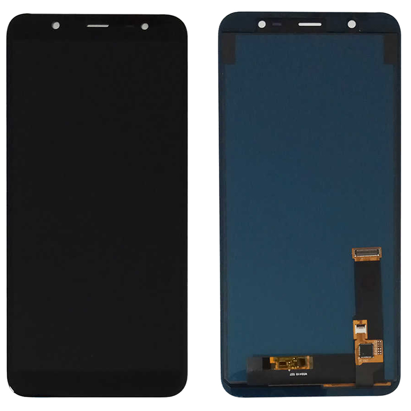Дисплей Samsung J810F Galaxy J8 2018 в сборе с тачскрином, Черный (OR100%)