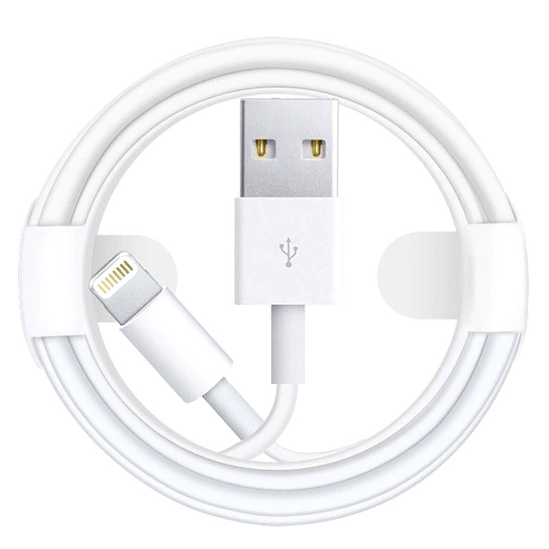 USB кабель Lightning MD818ZM/ A orig (100см), белый (упаковка)