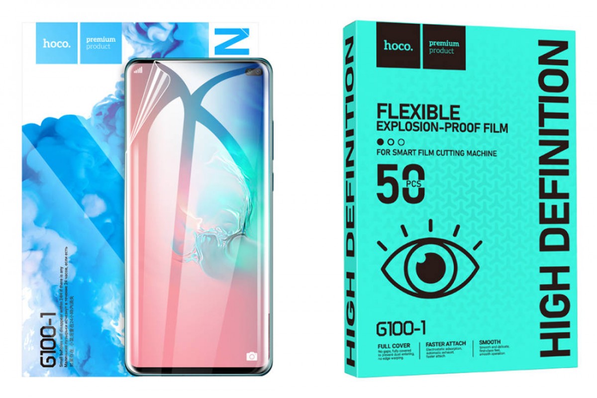 Гидрогелевая пленка Hoco G100-1 Smart film cutting machine HD 50шт в упаковке